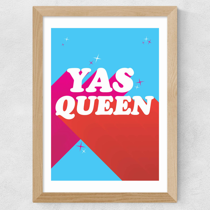 Yas Queen Wide Oak Frame