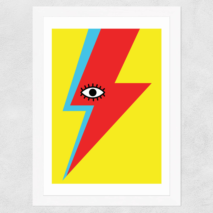 Bowie by Scribbler Wide White Frame Bowie by Scribbler Wide White Frame