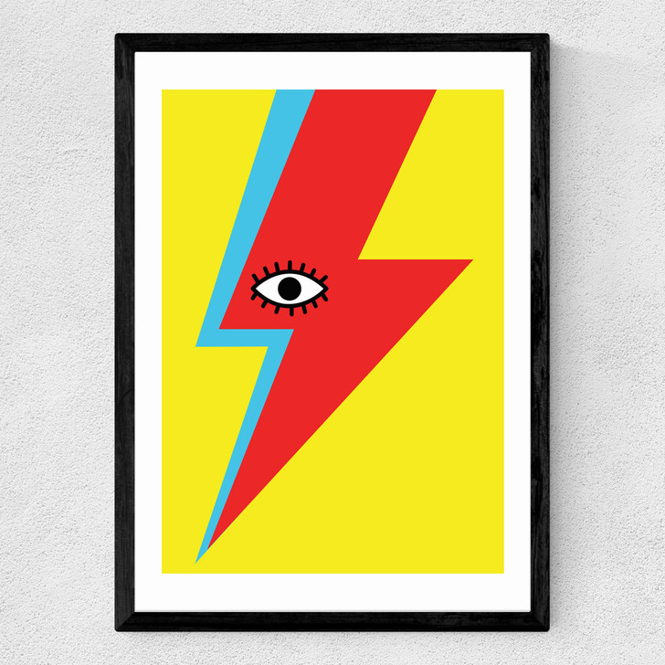Bowie by Scribbler Medium Black Frame
