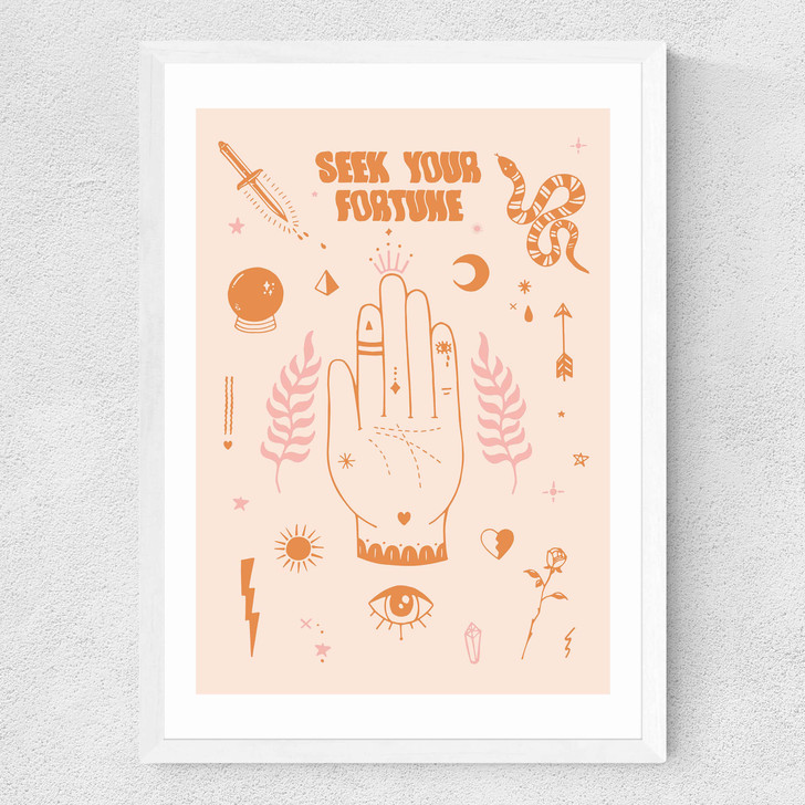 Fortune Seek Fortune Medium White Frame