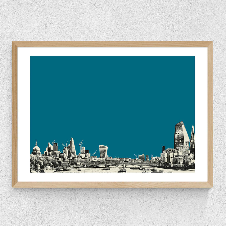 North & South Medium Oak Frame North & South Medium Oak Frame