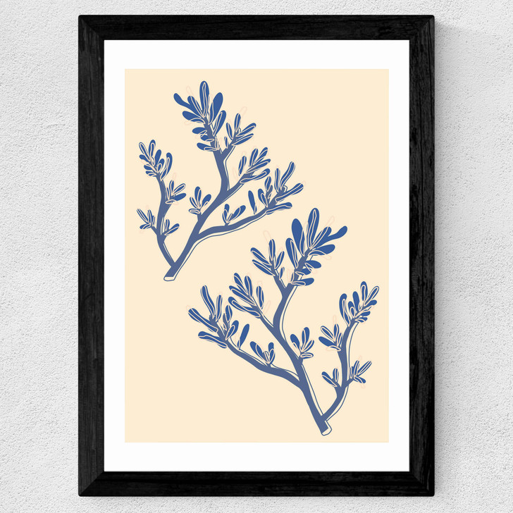 Seaweed Study Wide Black Frame