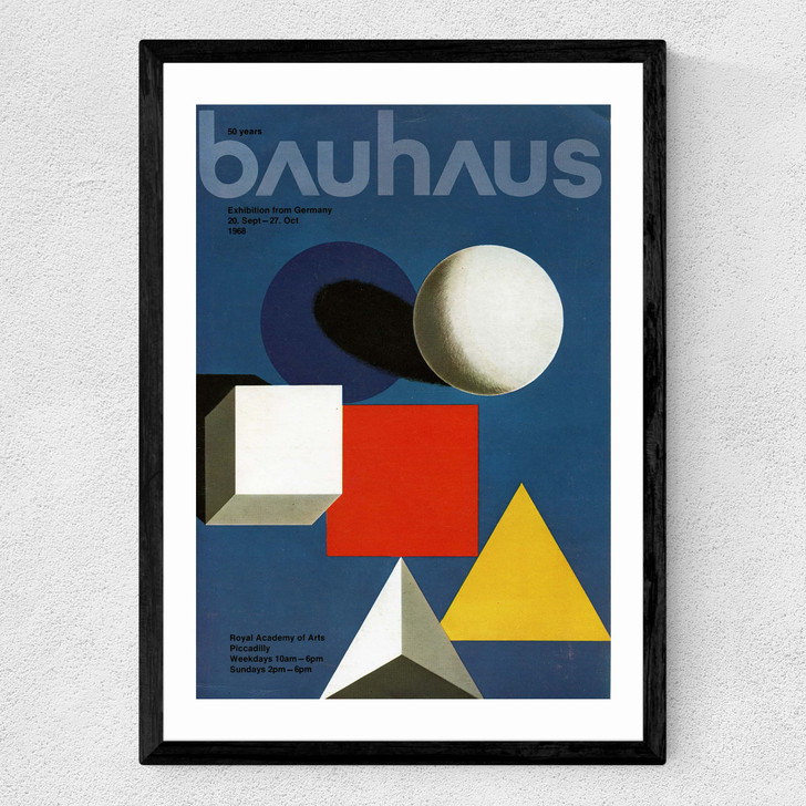 Bauhaus Magazine Medium Black Frame Bauhaus Magazine Medium Black Frame