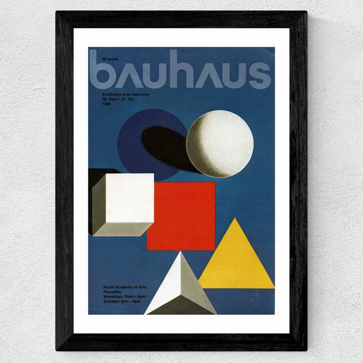 Bauhaus Magazine Wide Black Frame Bauhaus Magazine Wide Black Frame
