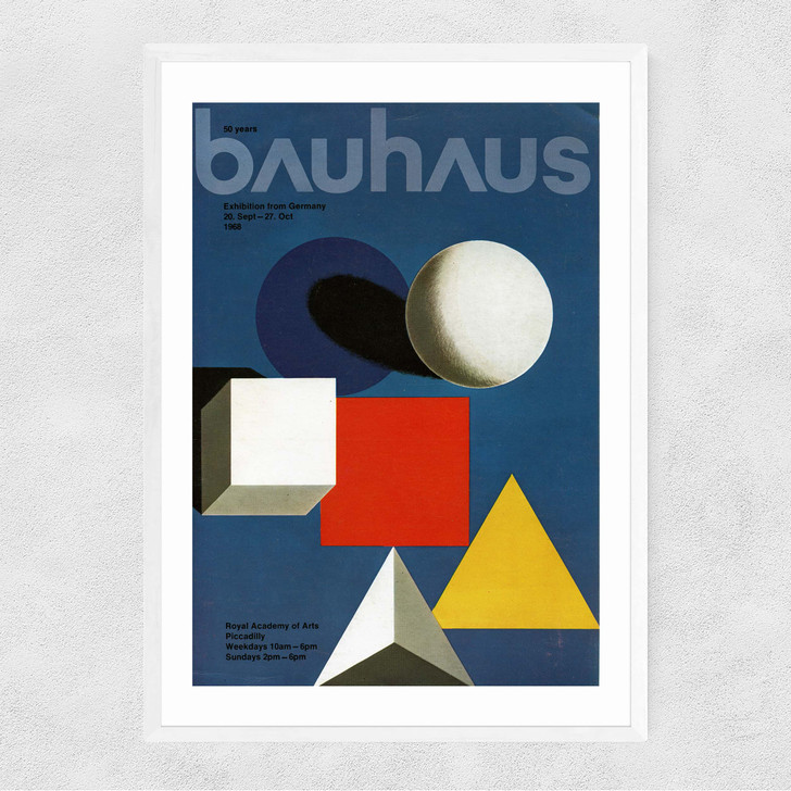 Bauhaus Magazine Narrow White Frame Bauhaus Magazine Narrow White Frame