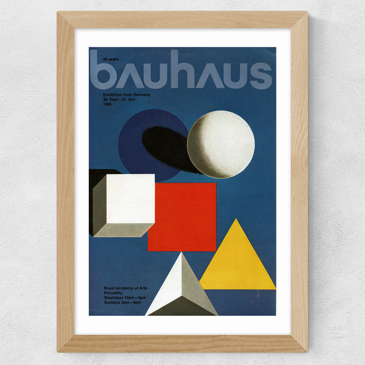 Bauhaus Magazine Wide Oak Frame