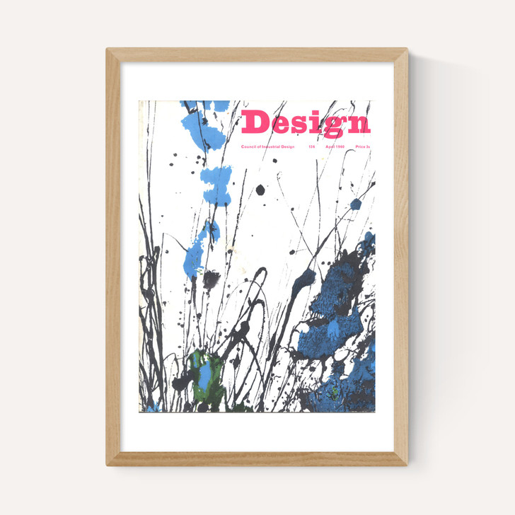 1960's cover, Ink sketch black blue green
