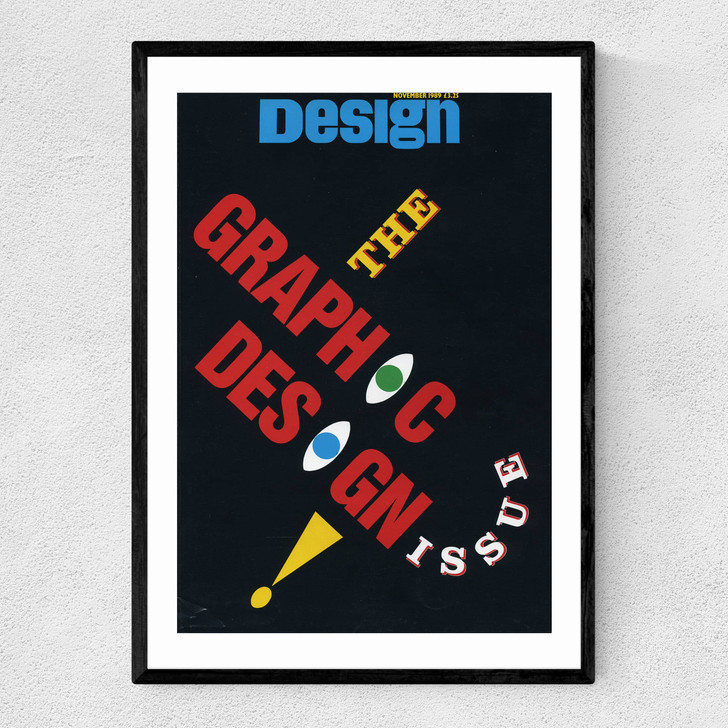 Graphic Design Poster Narrow Black Frame Graphic Design Poster Narrow Black Frame