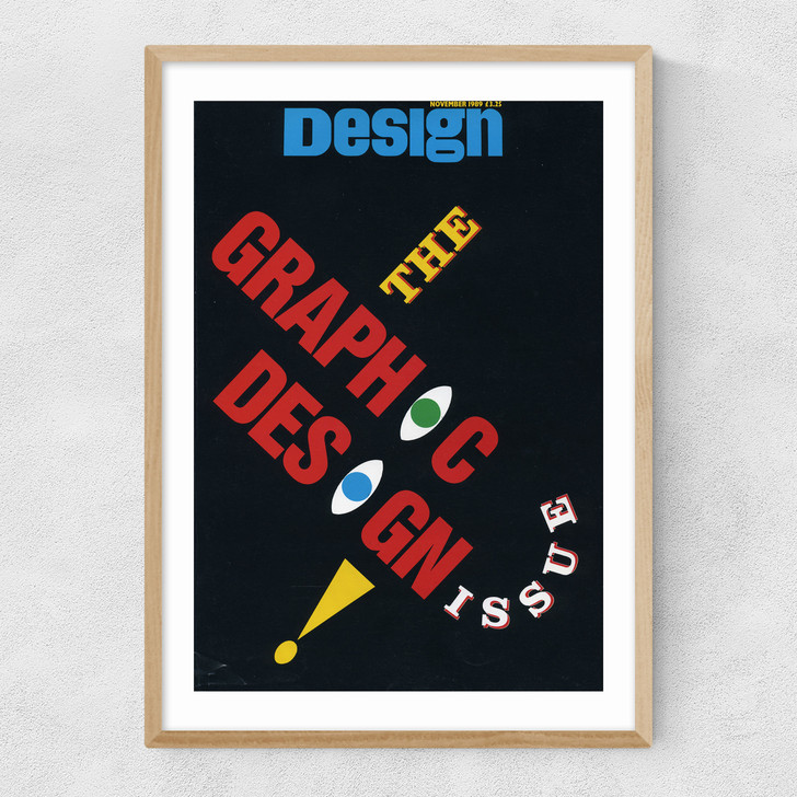 Graphic Design Poster Narrow Oak Frame Graphic Design Poster Narrow Oak Frame