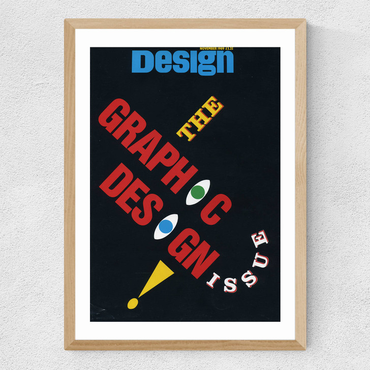 Graphic Design Poster Medium Oak Frame Graphic Design Poster Medium Oak Frame