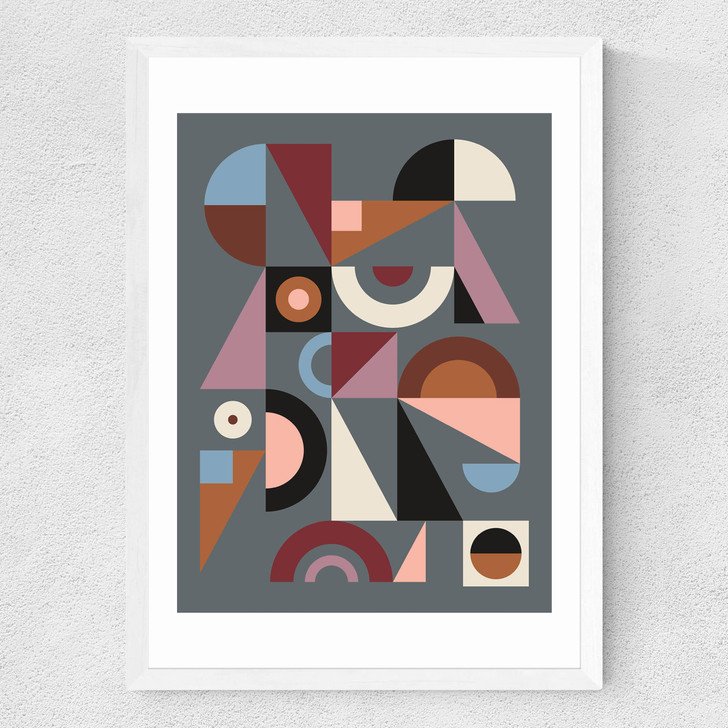 Graphic IX Medium White Frame