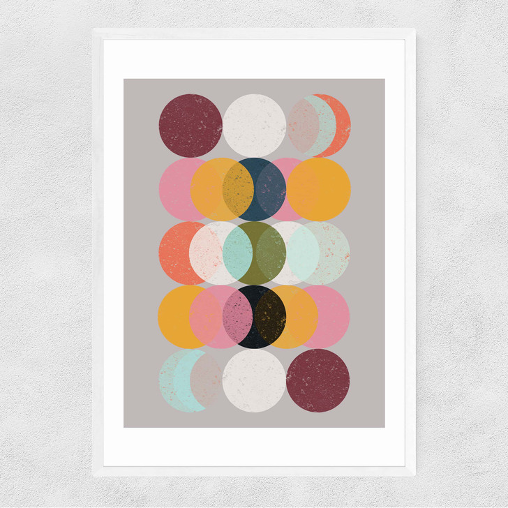 Moods and Moons Narrow White Frame Moods and Moons Narrow White Frame