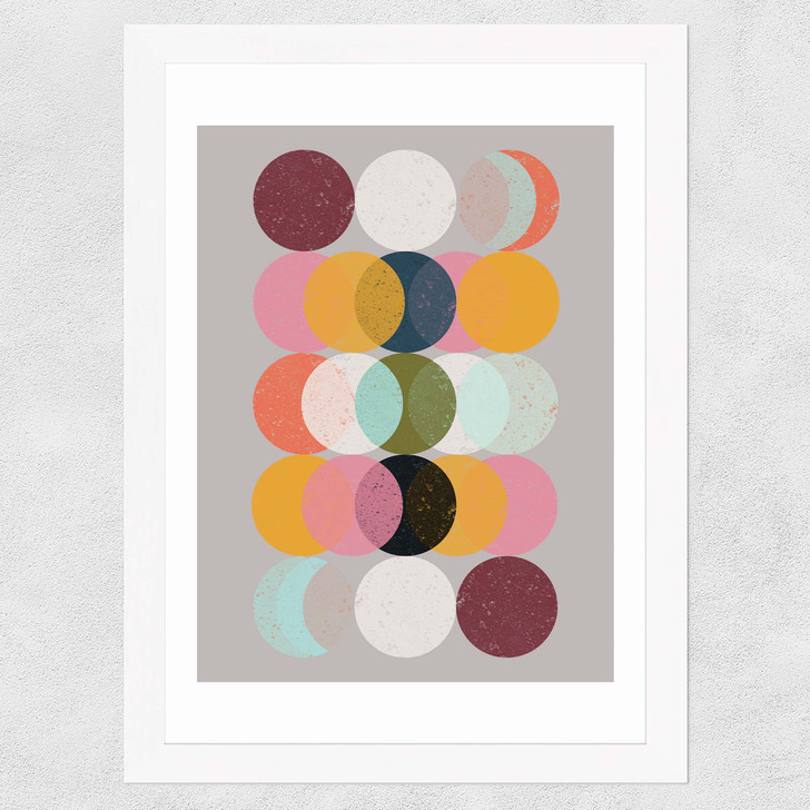 Moods and Moons Wide White Frame Moods and Moons Wide White Frame