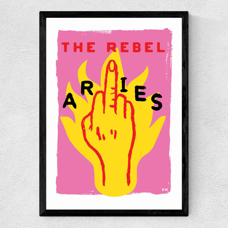 Aries - The Rebel Medium Black Frame