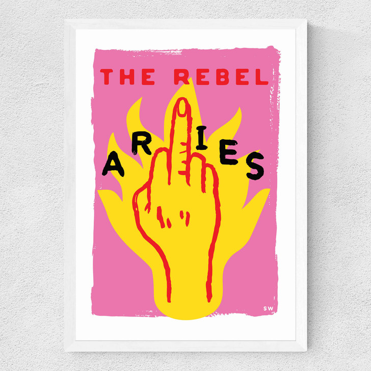 Aries - The Rebel Medium White Frame