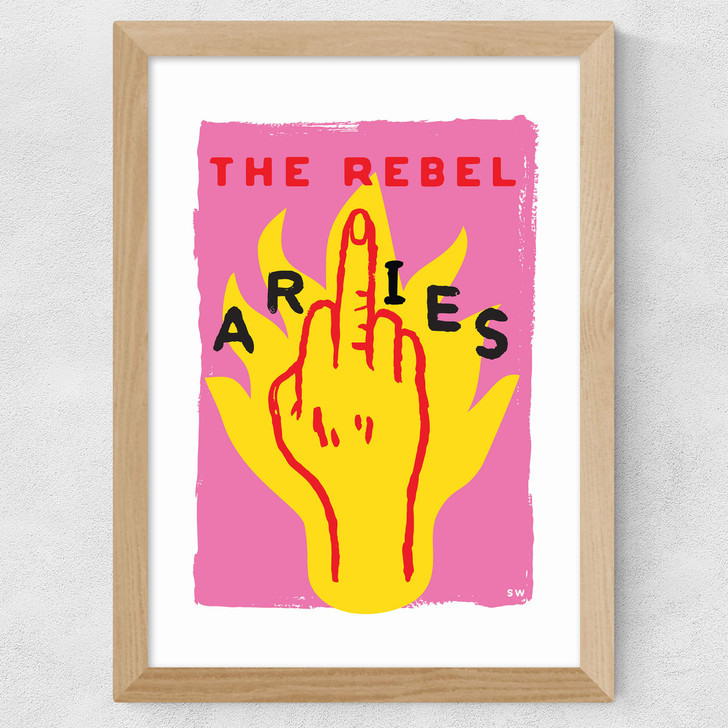 Aries - The Rebel Wide Oak Frame