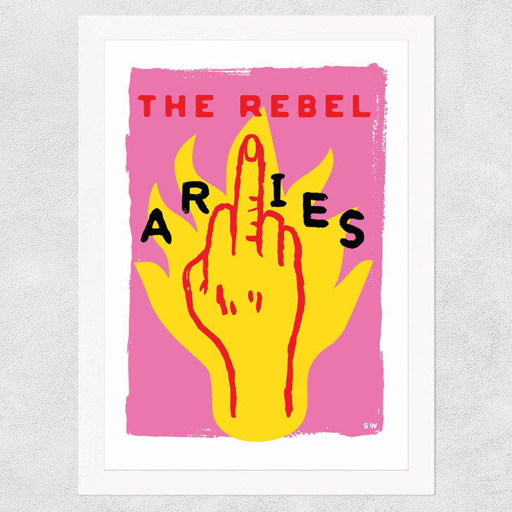 Aries - The Rebel Wide White Frame