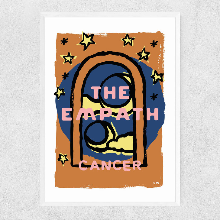 Cancer - The Empath Narrow White Frame Cancer - The Empath Narrow White Frame