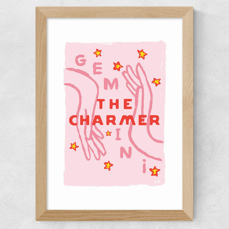 Gemini - The Charmer Wide Oak Frame Gemini - The Charmer Wide Oak Frame