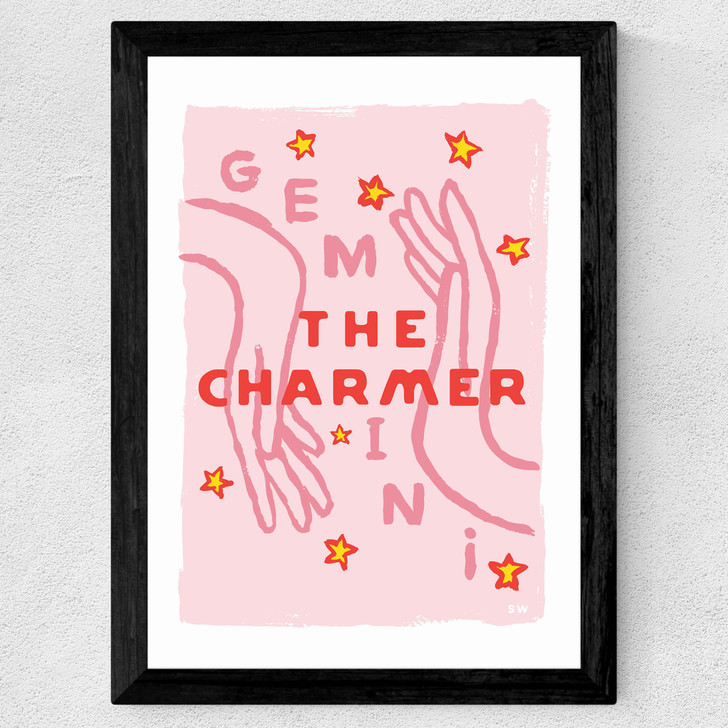 Gemini - The Charmer Wide Black Frame