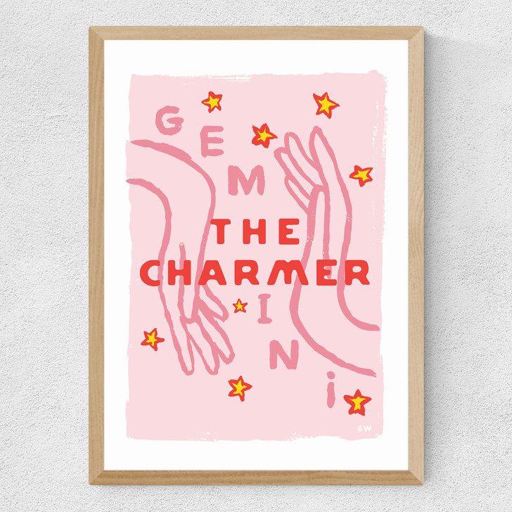 Gemini - The Charmer Medium Oak Frame
