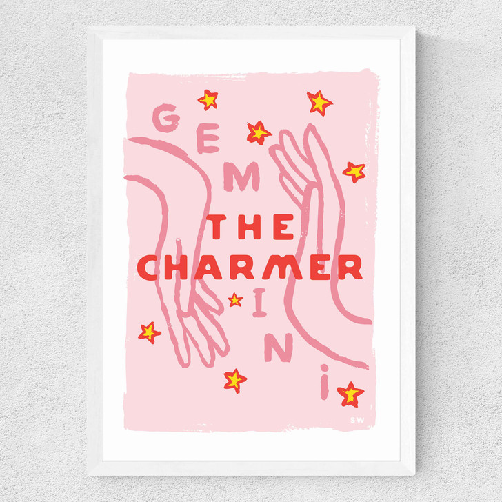 Gemini - The Charmer Medium White Frame