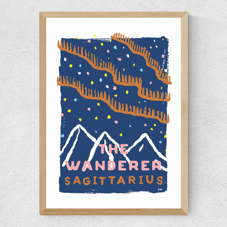 Sagittarius - The Wanderer Medium Oak Frame Sagittarius - The Wanderer Medium Oak Frame