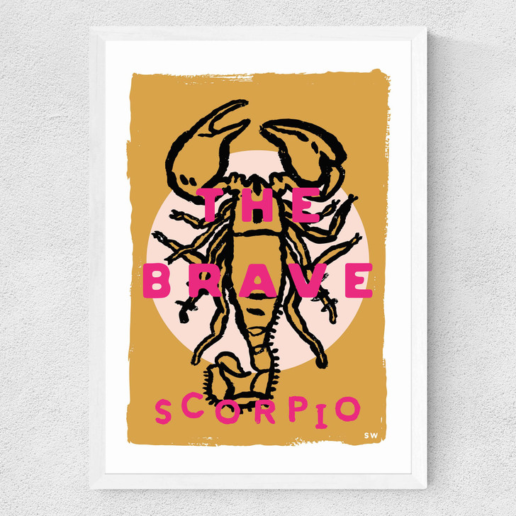 Scorpio - The Brave Medium White Frame Scorpio - The Brave Medium White Frame