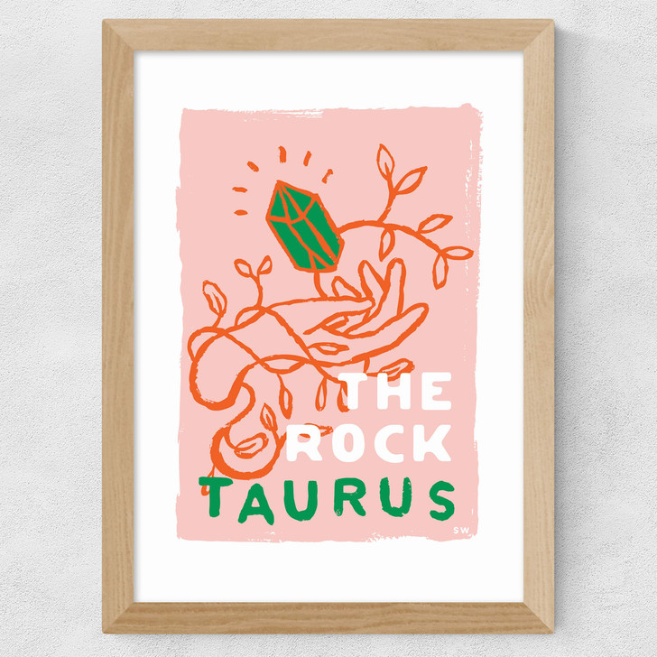 Taurus - The Rock Wide Oak Frame Taurus - The Rock Wide Oak Frame