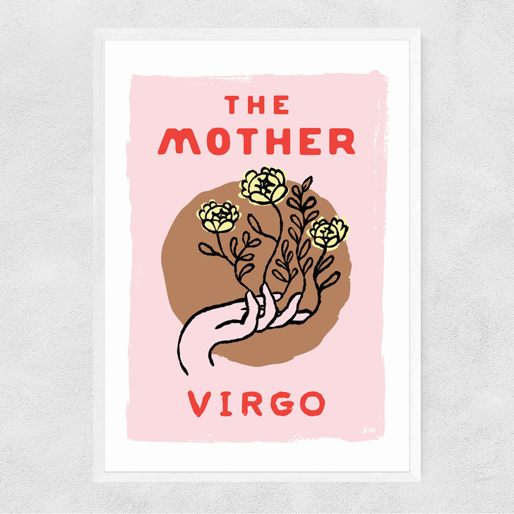Virgo - The Mother Narrow White Frame Virgo - The Mother Narrow White Frame