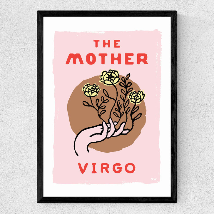 Virgo - The Mother Medium Black Frame