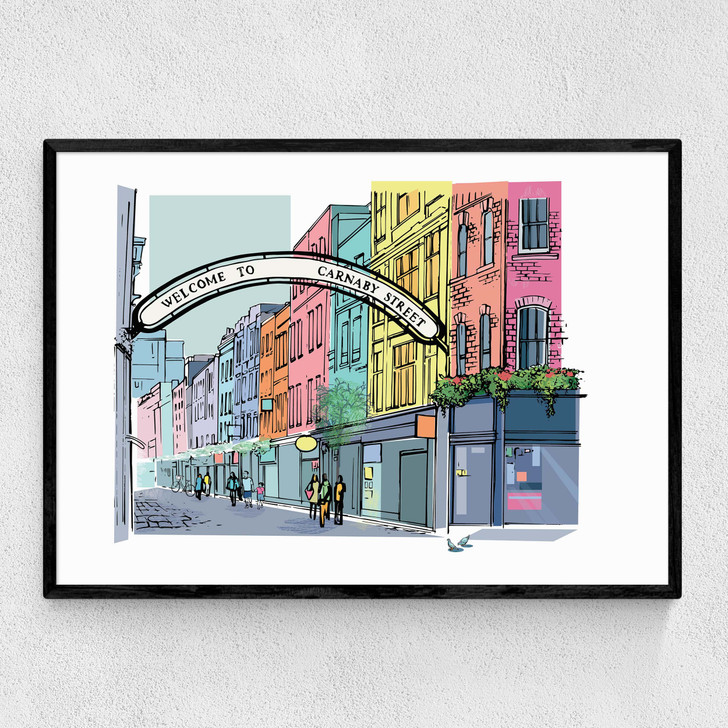 Carnaby Street Narrow Black Frame