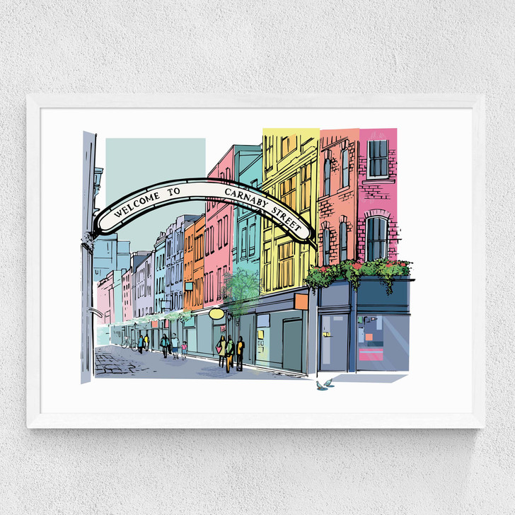 Carnaby Street Medium White Frame
