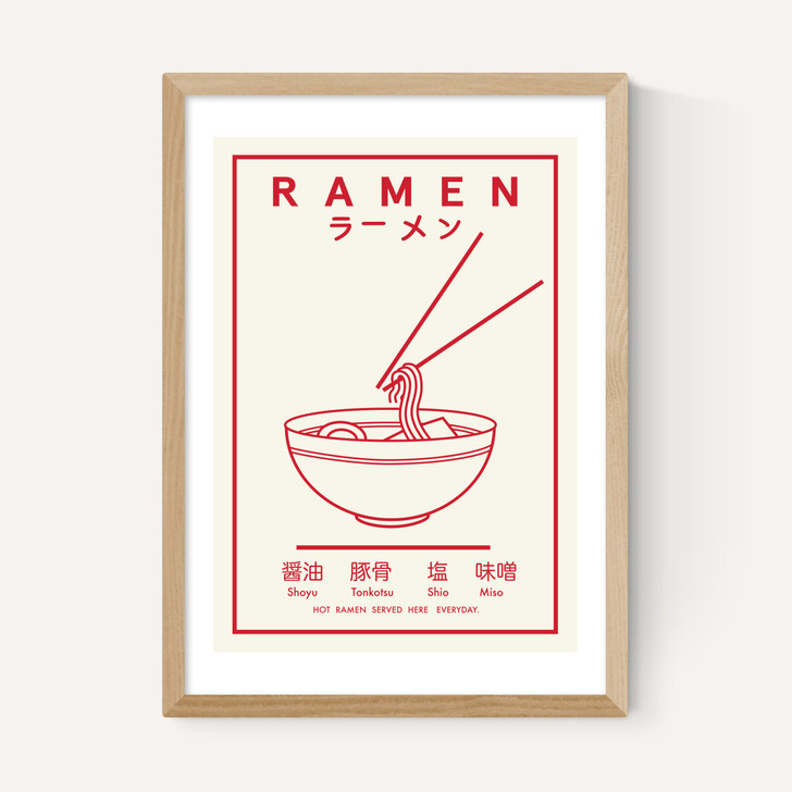 Ramen (Red and White)