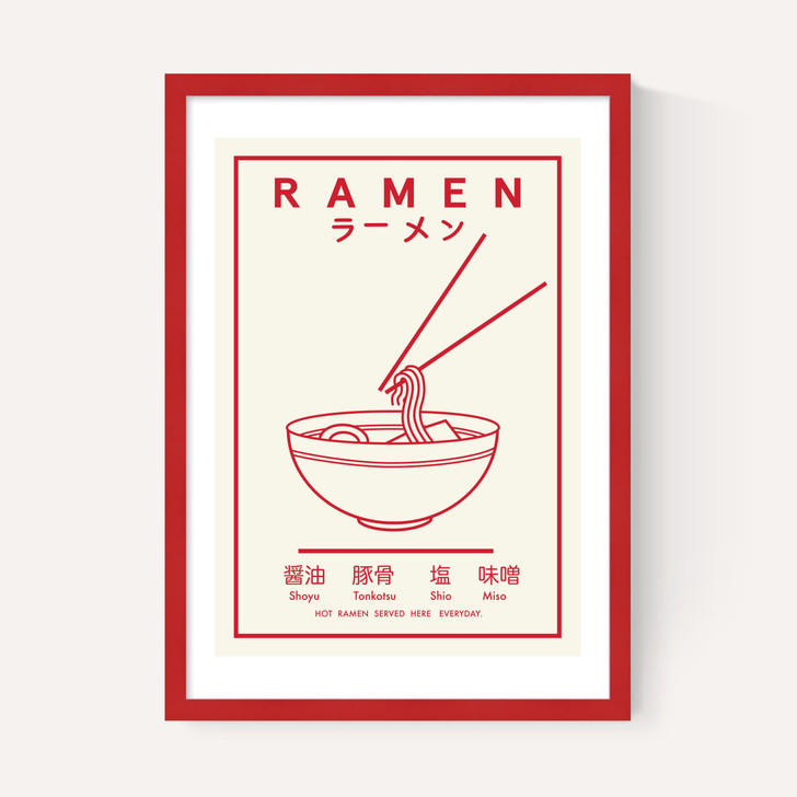 Ramen (Red and White)