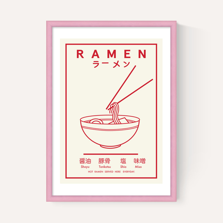 Ramen (Red and White)