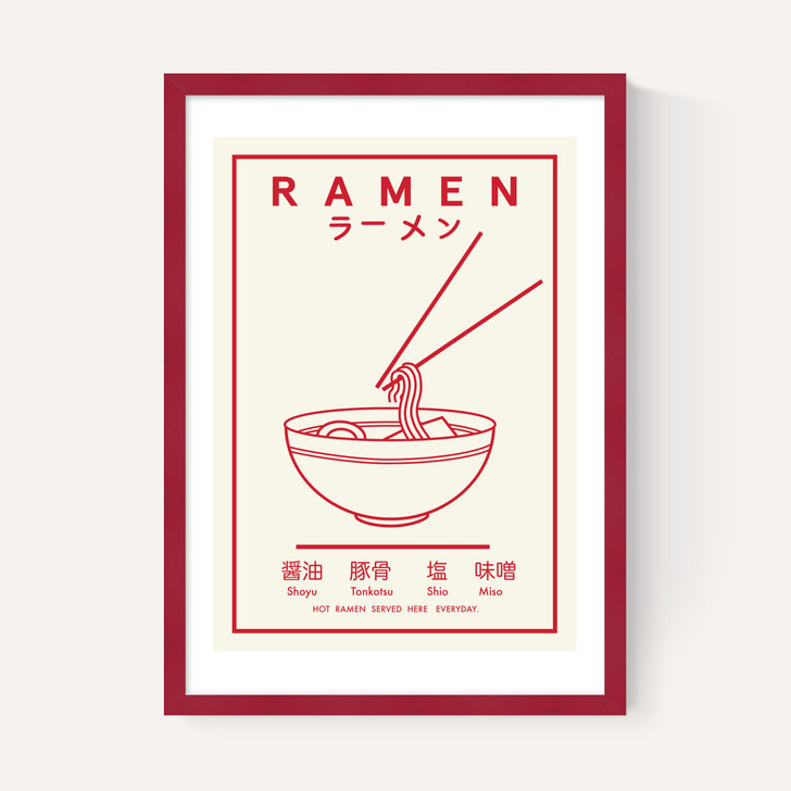 Ramen (Red and White)