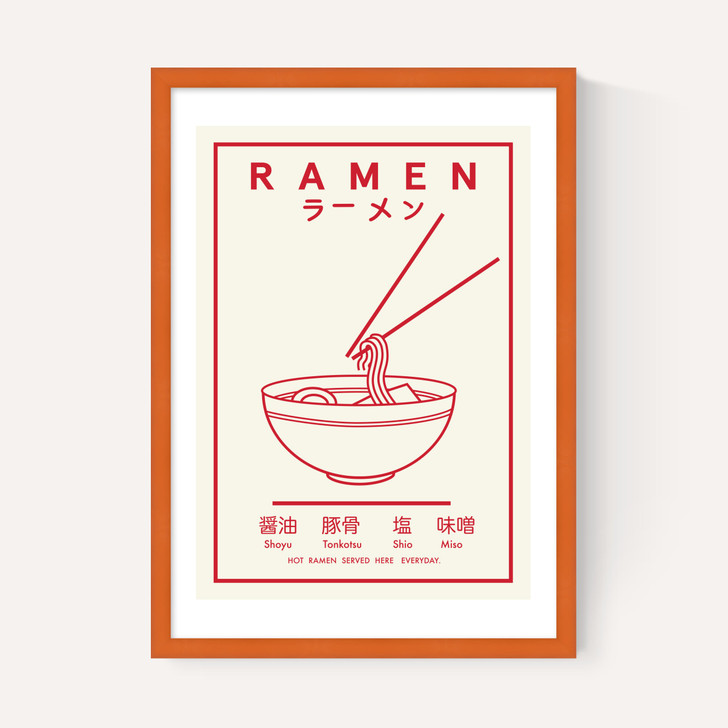 Ramen (Red and White)