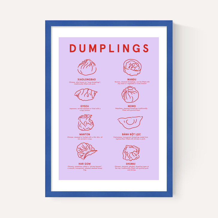 Dumpling Menu (Purple)
