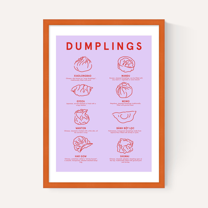 Dumpling Menu (Purple)