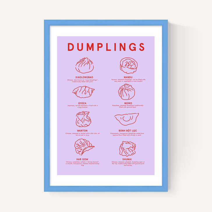 Dumpling Menu (Purple)