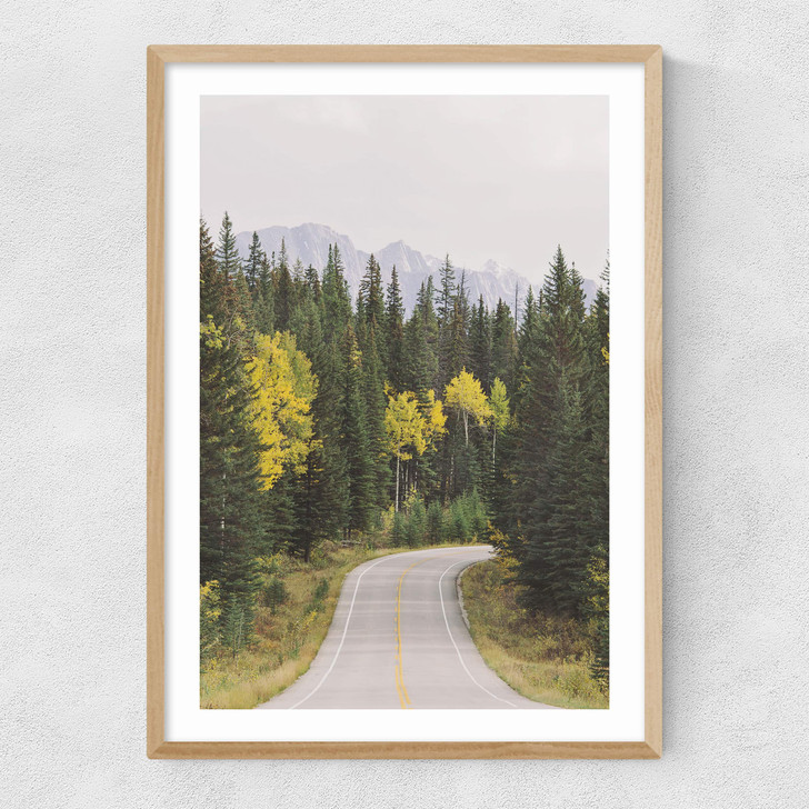 The Way to Autumn Narrow Oak Frame The Way to Autumn Narrow Oak Frame