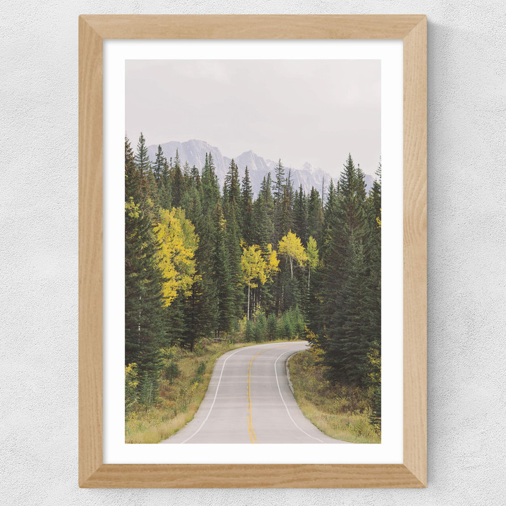 The Way to Autumn Wide Oak Frame The Way to Autumn Wide Oak Frame