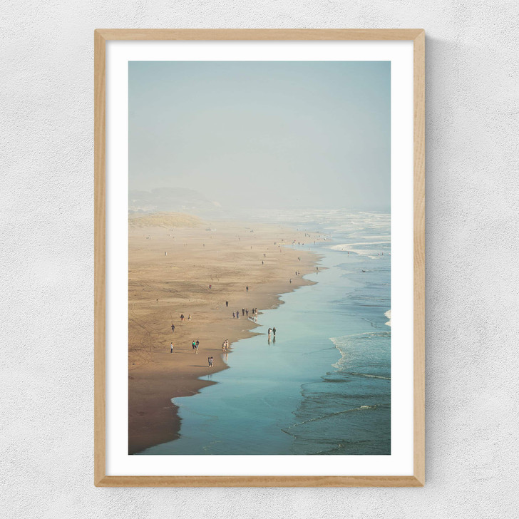Ocean Beach Narrow Oak Frame