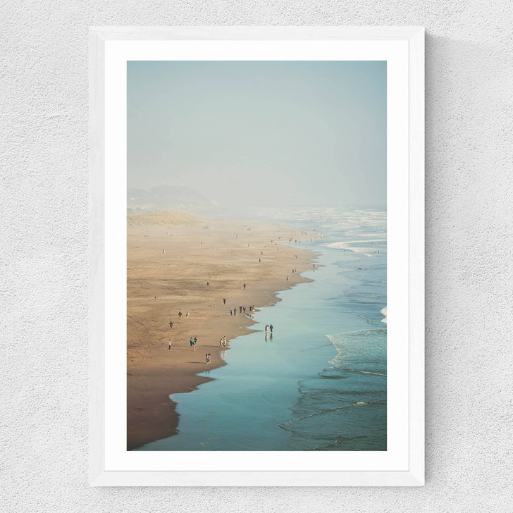 Ocean Beach Medium White Frame