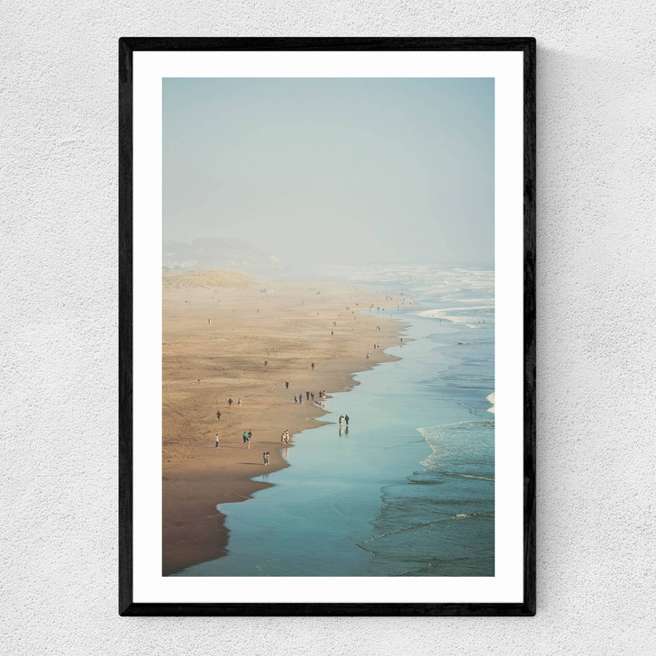 Ocean Beach Narrow Black Frame