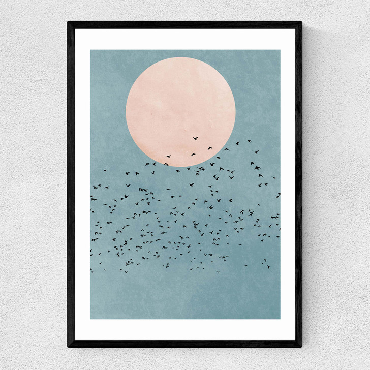 Fly Away Narrow Black Frame