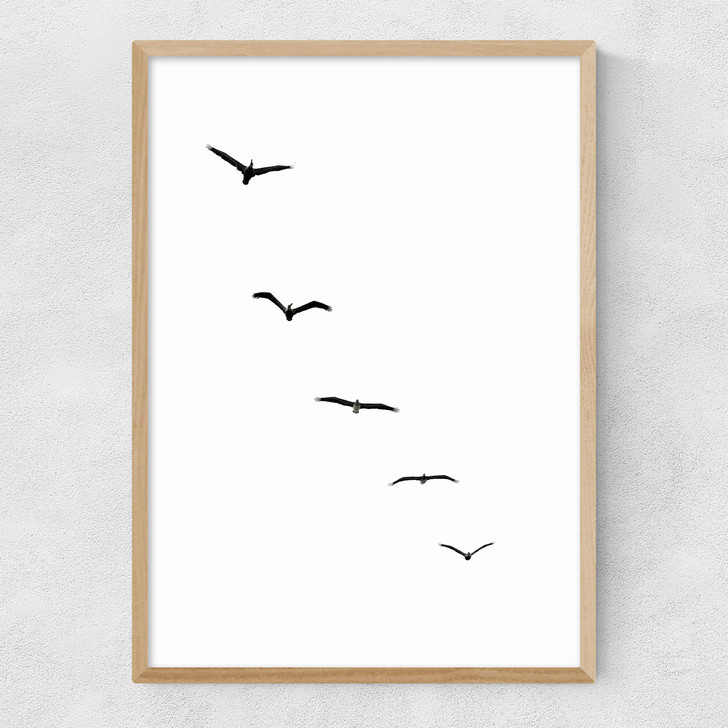 Heavenly Creatures Narrow Oak Frame