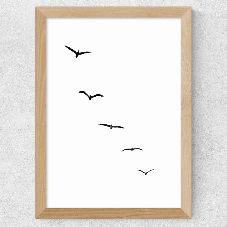 Heavenly Creatures Wide Oak Frame