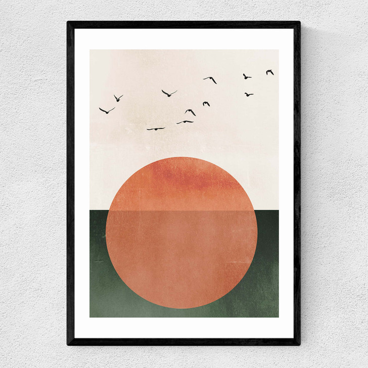 Rising Narrow Black Frame